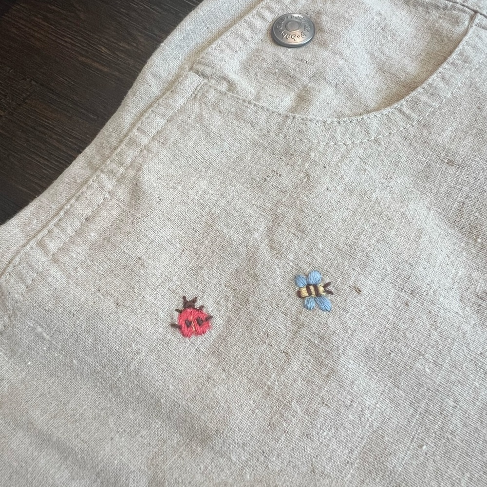 Linen Garden Overalls - Picture 7 of 7